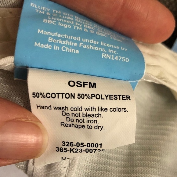 Moose Kids Bluey Baseball Hat Boys Kids Grey - Picture 8 of 12